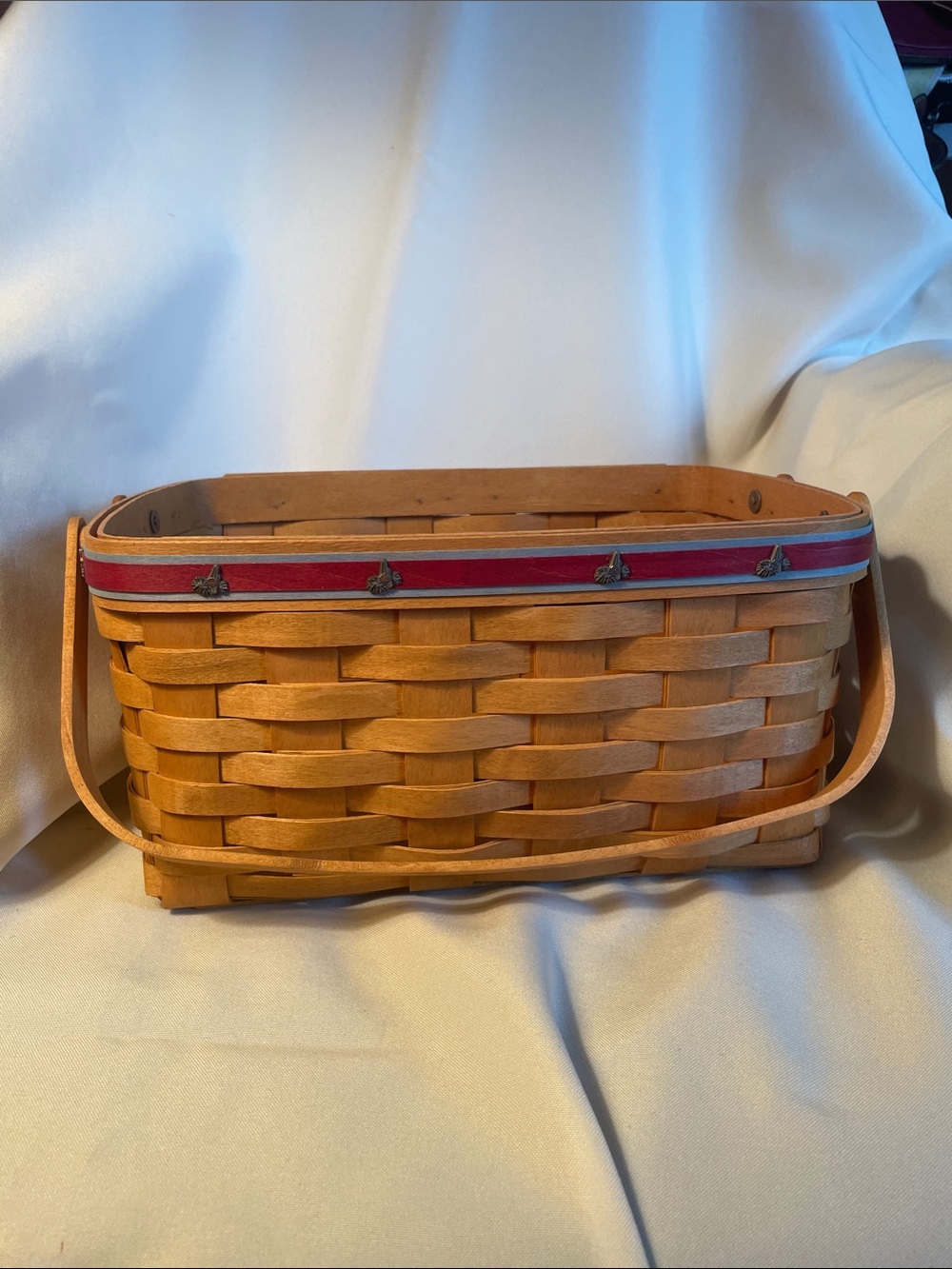 Longaberger cheerleading lunchbox basket